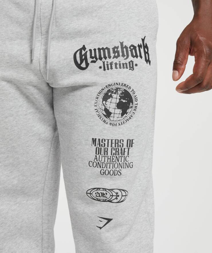 Global Lifting Oversized Joggers, Oversized Fit, Grey | XL - Image 5