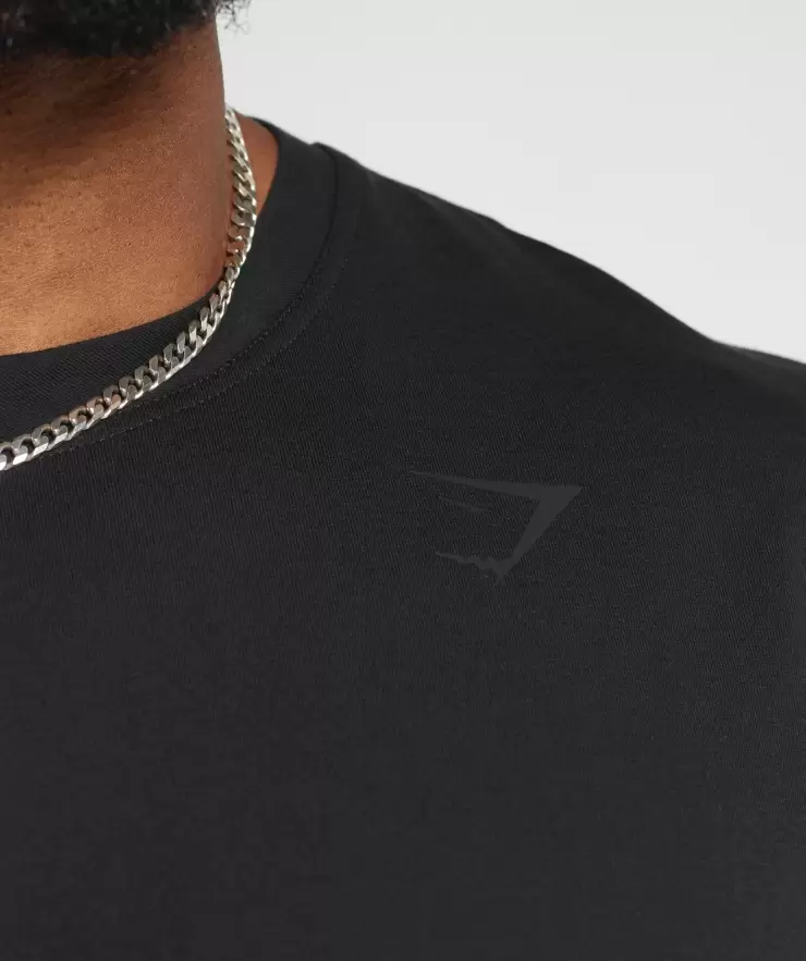 Power T-Shirt, Oversized Fit, Black |XXL - Image 5