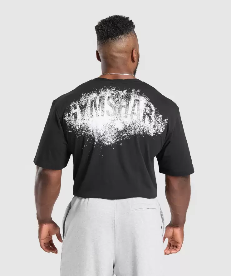 Power T-Shirt (Special Edition). Oversized Fit, Black | L